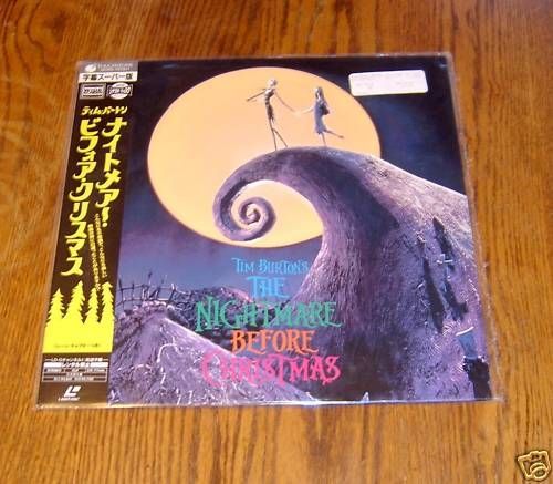 THE NIGHTMARE BEFORE CHRISTMAS LASERDISC NEW & SEALED