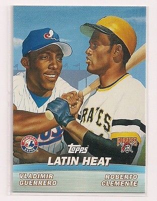 Latin Heat Vladimir Guerrero Roberto Clemente MINT   