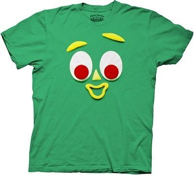 GUMBY Big Face T Shirt **NEW television tv show 2XL XXL
