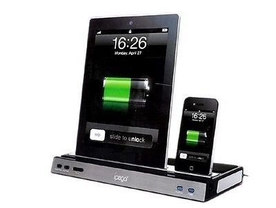 Charger Speaker With Dual Charger Adapter For iPhone 4 4S / iPad