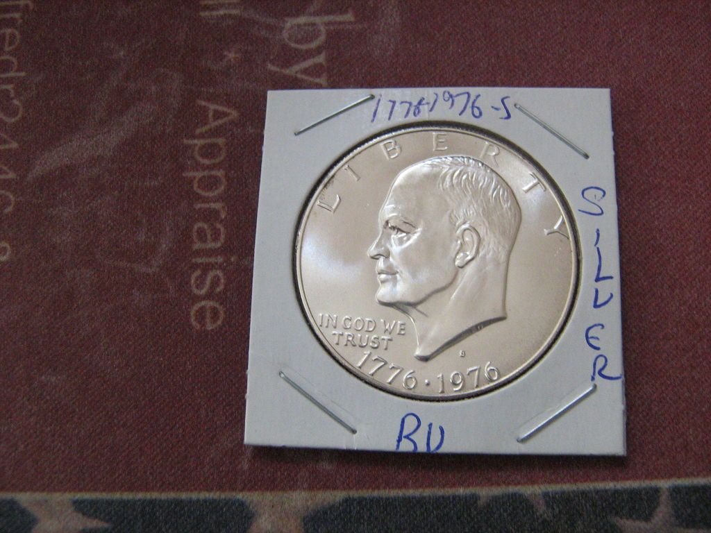 1776 1976 S BU EISENHOWER SILVER DOLLAR NICE GEM COIN