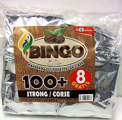 108 Senseo Pods Bingo Strong Roast 108 Coffee Drinks