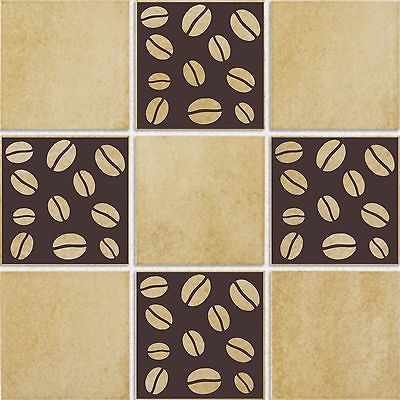 D48 Vinyl Wall Kitchen Decor Sticker Decal (4) Coffee Beans Cafe