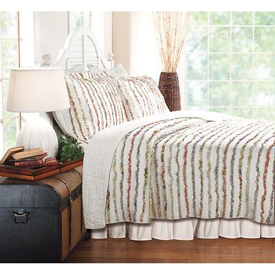 Bella Ruffle Oversize 3 Piece Quilt Set