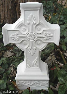 Cross free standing statue mold heavy duty plastic concrete