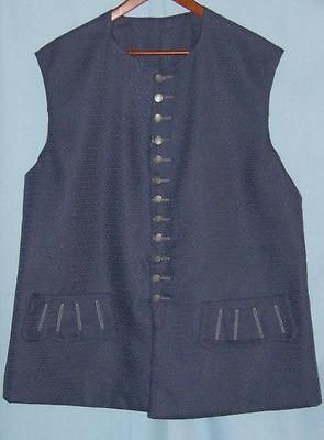 Adult Waistcoat Colonial POTC Pirate Rev War Custom