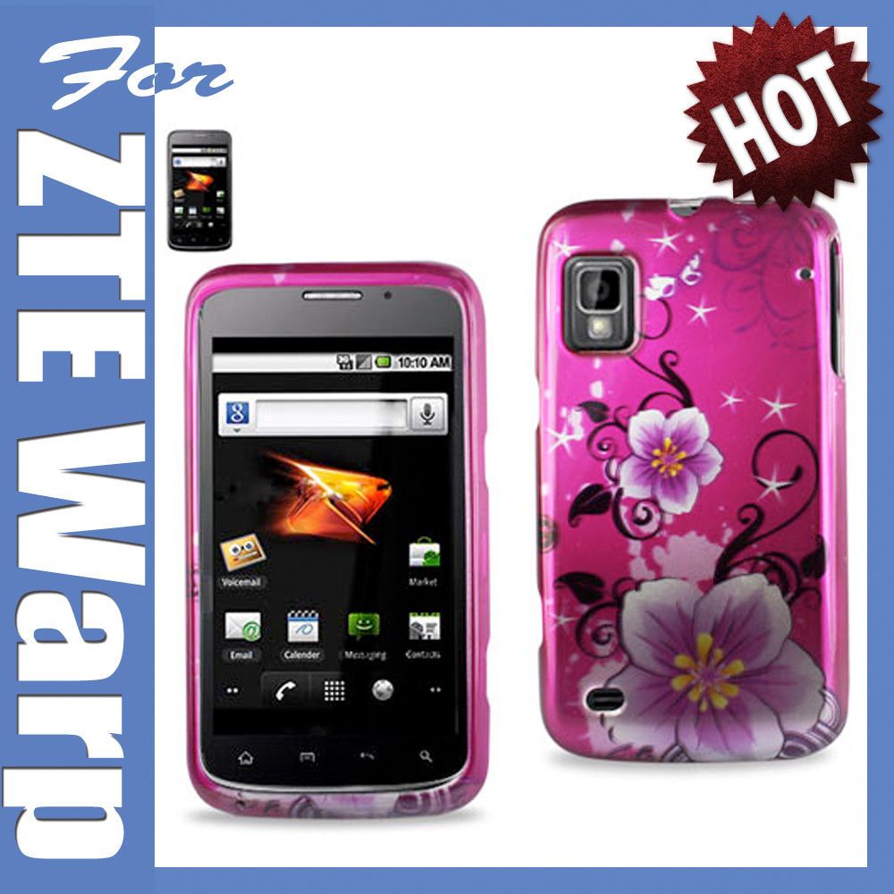 2D DESIGN HARD CASE COVER for ZTE Warp N860 BLOOM FLOWER   SNAP ON