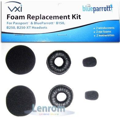 VXI BlueParrot 6 pc Foam Kit B250 B250XT B150 Headsets