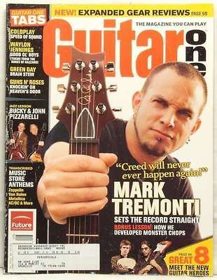 GUITAR ONE MAGAZINEMARK TREMONTI COLDPLAY WAYLON JENNINGS GREEN DAY