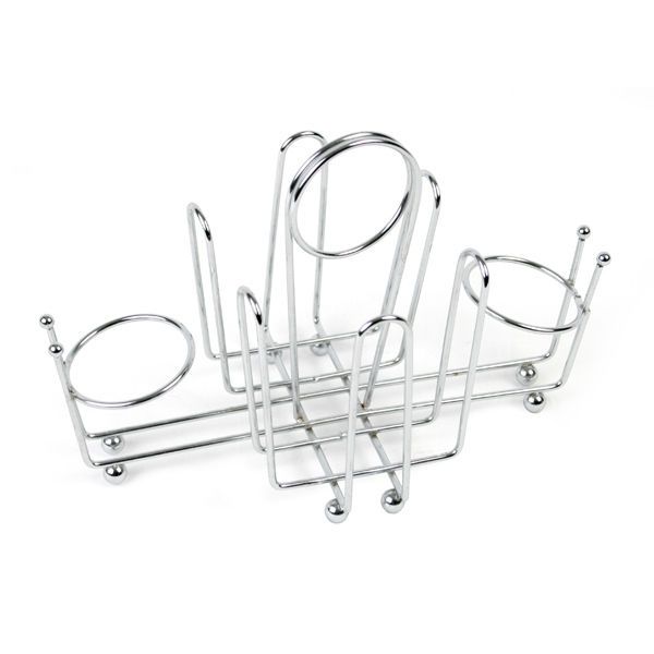 RESTAURANT SALT AND PEPPER SUGAR CONDIMENT HOLDER TABLE ORGANIZER RACK