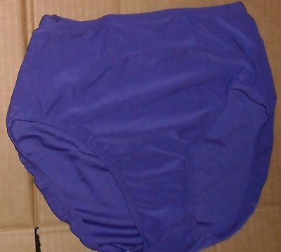 NEW PURPLE CHEER DANCE DRILL TRUNKS BRIEFS SPANKS