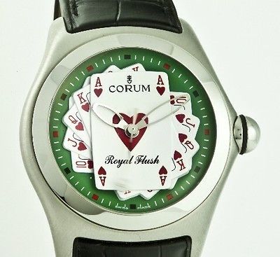 Corum Bubble Royal Flush Poker Sold Out