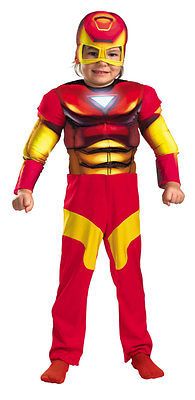 Size 2T Toddler Deluxe Muscle Iron Man Costume   Iron Man Costumes