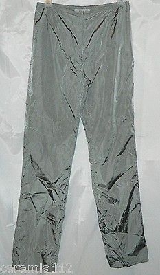 TAGLIA UNICA Gray Nylon sz 8 Parachute Pants Henri Bendel size 42