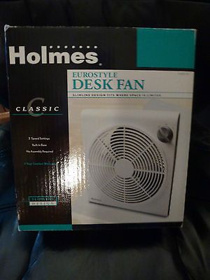 HOLMES EUROSTYLE DESK FAN ** BRAND NEW **