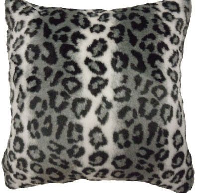 CF76 LEOPARD FAUX FUR SKIN PILLOW CUSHION COVER*CUSTOM