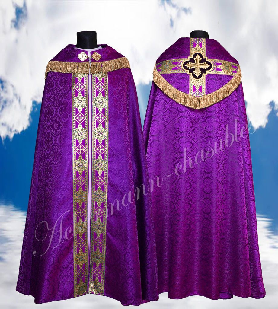 COPE, PLUVIALE, PIVIALE, VESTMENT K113 F25f+ us