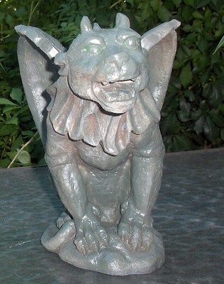 CONCRETE FIBERGLASS LATEX MOLD GOTHIC GARGOYLE STATUE