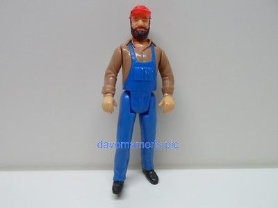 Dukes of Hazzard by Mego Vintage 80s UNCLE JESSE Figure with Brown