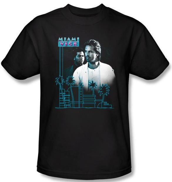 Kid Youth SIZE Miami Vice Crockett Tubbs Logo Show T shirt top tee