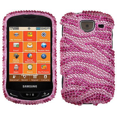 Samsung Brightside U380 Crystal Diamond BLING Hard Case Phone Cover