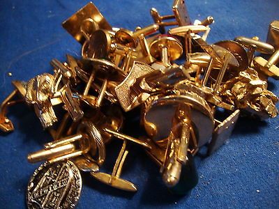 ESTATE BEAUTIFUL VINTAGE HUGE LOT OF MIS MATCHED CUFFLINKS LOT 6