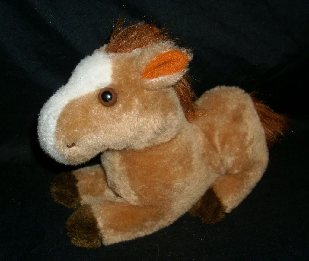 1980 R DAKIN BROWN HORSE PONY BLAZE STUFFED ANIMAL PLUSH TOY OLD