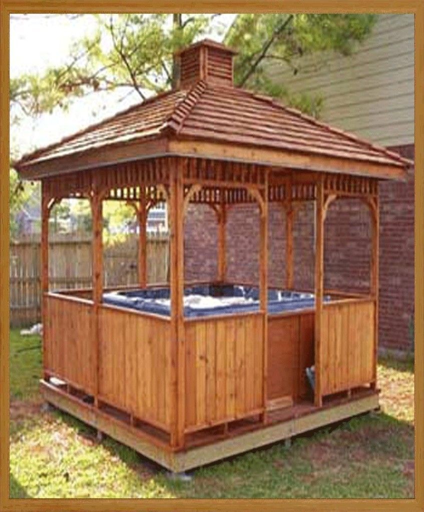 Custom Design Gazebo Plans, 12ft Square Gazebo, Hip Roof Plans, Easy