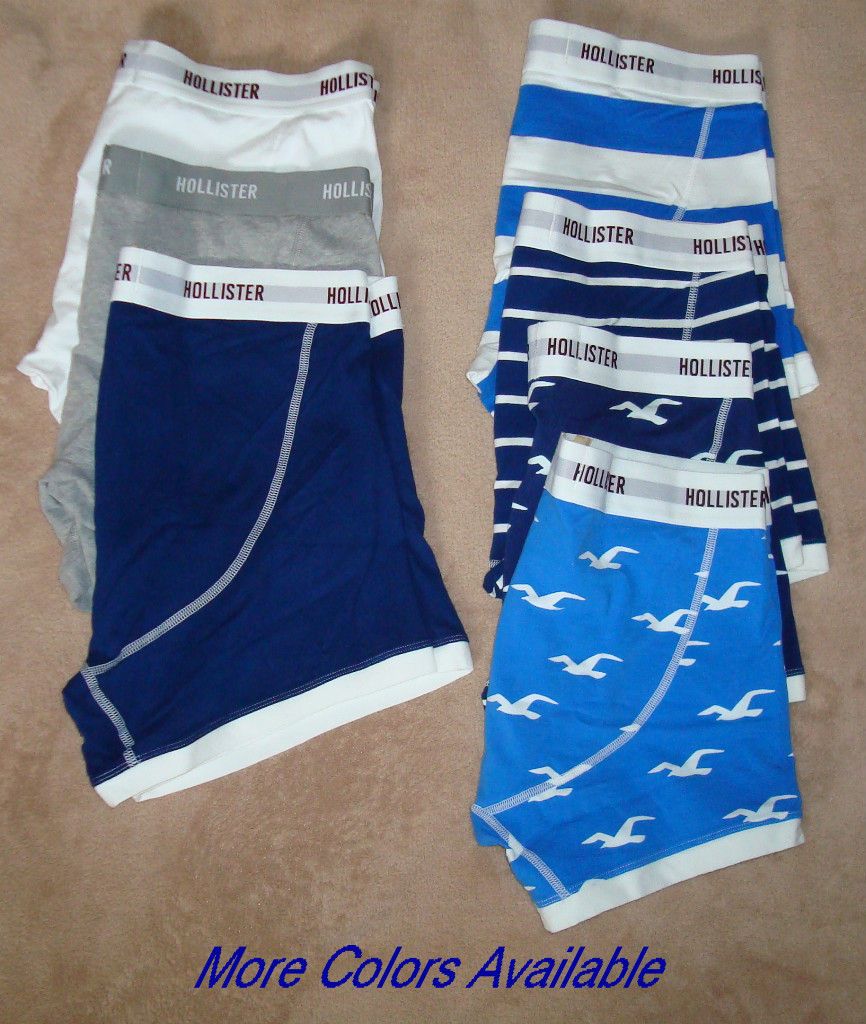 Hollister Mens Fitted Boxer Briefs ~Several Colors NWT