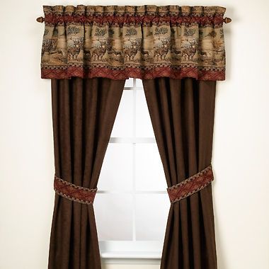 New Croscill DEER VALLEY Tailored Valance 88 x 17