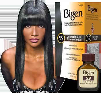 BIGEN ORIENTAL BLACK BROWN PERMANENT HAIR COLOR 58