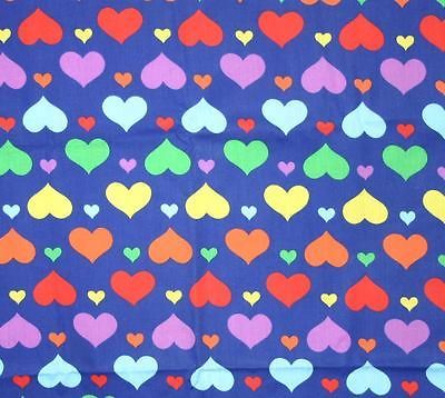 pink heart fabric in Sewing & Fabric