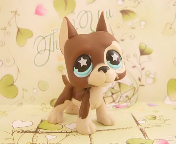 LITTLEST PET SHOP Brown Great Dane #817