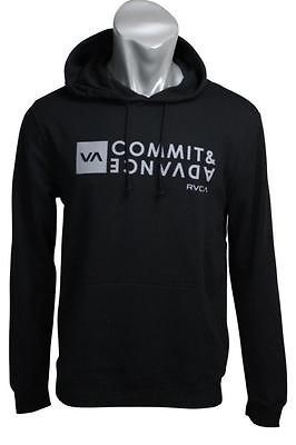 RVCA COMMIT AND ADVANCE MMA HOODIE BLACK SIZES S, M, L, XL, 2XL