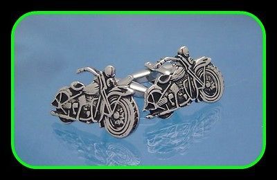 New Classic Motorbike Novelty Cufflinks Motor Cycle Harley Biker Xmas