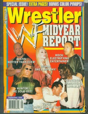 The Wrestler 9 1999 Mankind, Rock, Debra, Austin, Hunte