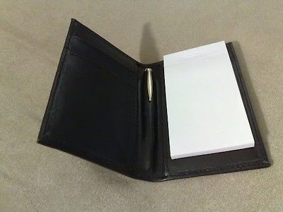 David Allen Leather Notetaker Wallet GTD Tools by At A Glance