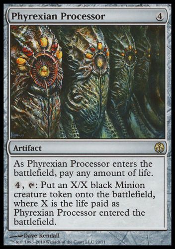 1x] PHYREXIAN PROCESSOR [x1] PvC duel deck MTG NM