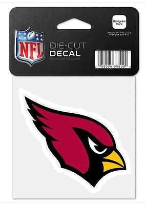 Arizona Cardinals Car Window Decal 4 x 4 Die Cut Logo