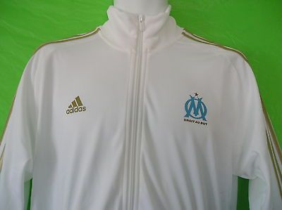 Adidas OLYMPIC MARSEILLE CORE Track shirt sweat jersey Soccer Jacket