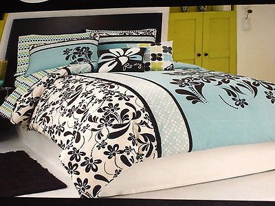 ROXY JULIA TWIN XL COMFORTER SHAM SHEETS DECO PILLOWS SET~7PC SET