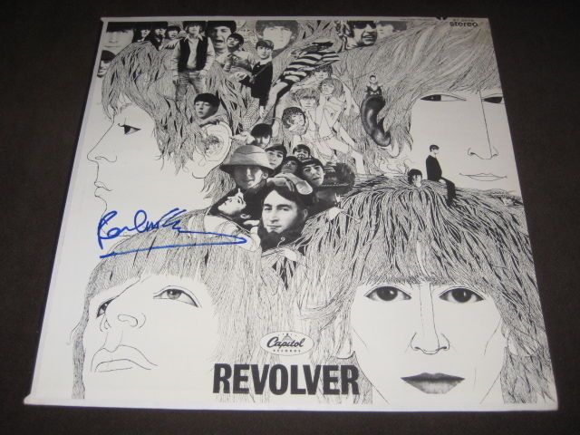 BEATLES SIGNED LP PAUL MCCARTNEY AUTOGRAPHED PROOF