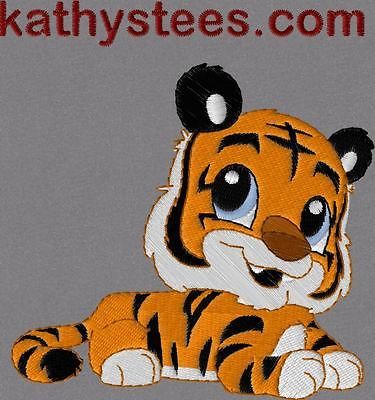 Baby Tiger   Machine Embroidery Designs Set of 10 On CD