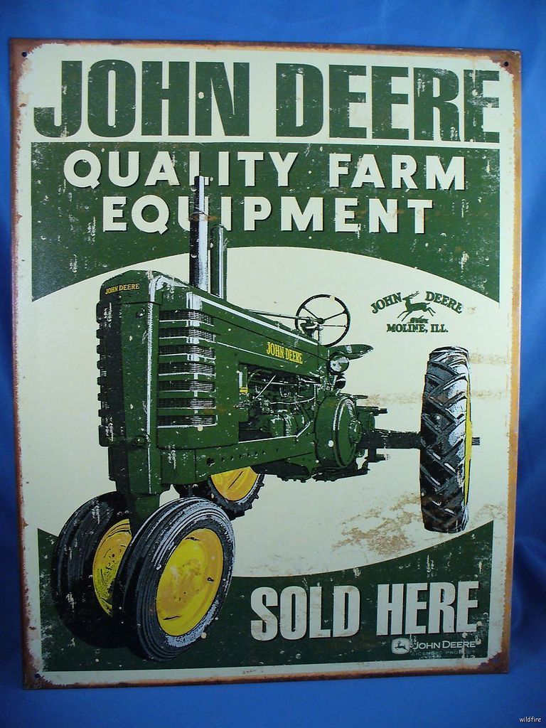 VINTAGE STYLE JOHN DEERE QUALITY FARM EQUIPMENT SOLD HERE deer green