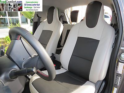 2012 2013 Toyota Scion IQ Custom Leather Seat Cover Upholstery Kit
