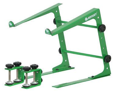 ODYSSEY CASES LSTANDGRN NEW DJ GEAR LAPTOP STAND GREEN W/ TABLE & CASE