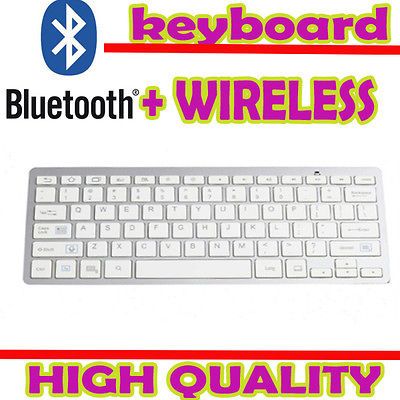 BLUETOOTH WIRELESS SLIM KEYBOARD FOR HP ELITE SAMSUNG LAPTOPS DESKTOPS