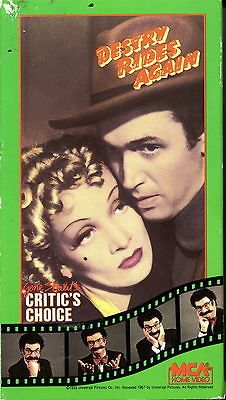 DESTRY RIDES AGAIN Marlene Dietrich VHS James Stewart Jack Carson