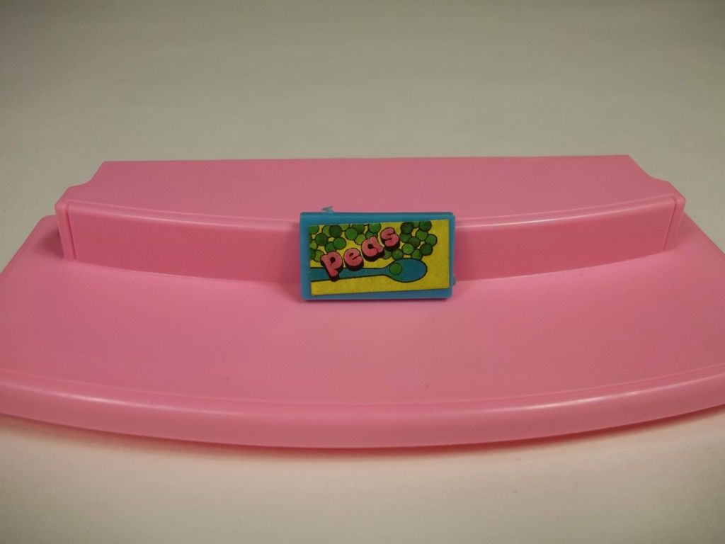 BARBIE DOLL VINTAGE 80S DREAMHOUSE PEAS FROZEN VEGETABLES FOOD