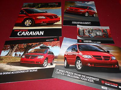 2005 DODGE CARAVAN PRESTIGE SALES BROCHURE, ACCESSORIES CATALOG & MORE